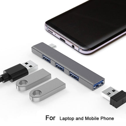 Type C High Speed Slim USB 3.0 Hub Dock Station Type C Laptop Computer Extender Mobile