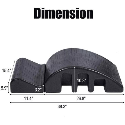 Pilates Spine Corrector Barrel Home Gym Fitness Workout Equipment Foam