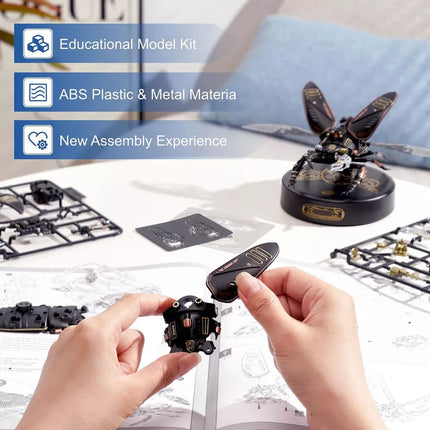 Storm Beetle DIY Moveable 3D Plastic Puzzle Series Steampunk Gift for Adult