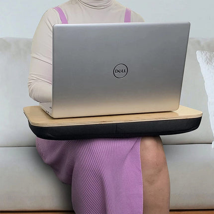 Portable Lap Tray Desk Cushion Computer Laptop Table Pillow Read Workstation Black