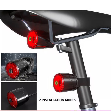 Smart Bicycle Rear Light Bike Tail Light Brake Sensor Taillight Brake Light USB
