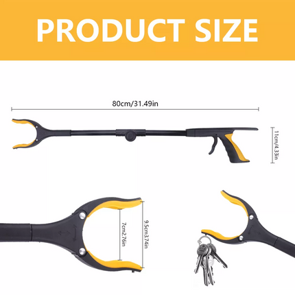 Litter Picker Grabber Rubbish Picking Stick Heavy Duty Pick Up Tool Long Reach