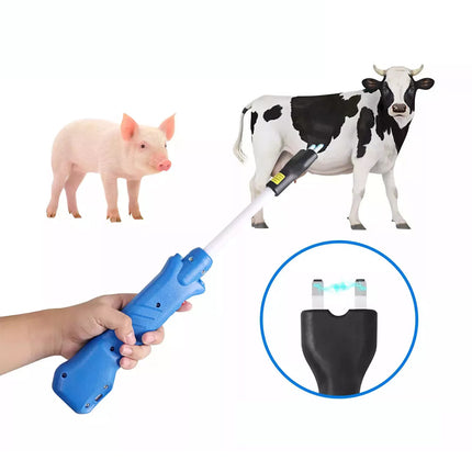 Cattle Prodder Stock Prod 12000V Rechargeable Electric Shock Livestock Pig Farm