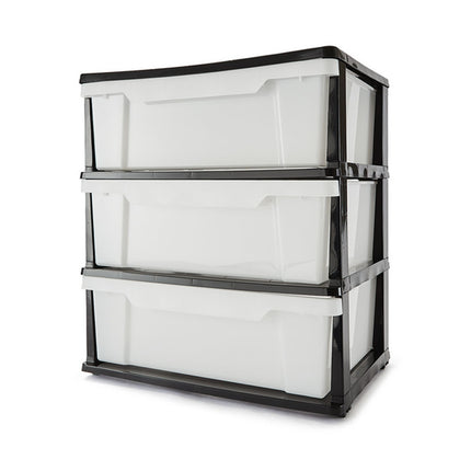 4 Drawer Storage Unit on Wheels Storage Organization Container Tub Home Clothes