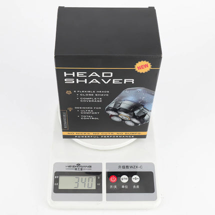 Electric Head Shavers for Bald Men 6D Head Razors w/Nose&Ear Trimmer LED Display