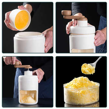 Portable Shaved Ice Machines Manual Ice Crusher Household Snow Cone Machine (Hand Shaved Ice Machine)