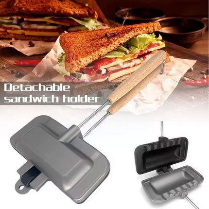 Sandwich Toastie Maker Toaster Machine Breakfast Non-Stick Camping Stove Toaster