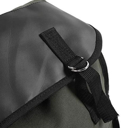 PU Motorcycle Side Saddle Bags Mountain Bike Rear Saddlebags Pannier Storage Bag  (Army green)