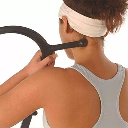 Deep Pressure Trigger Point Theracane Self-Massage Tool Body Muscle S-Shaped