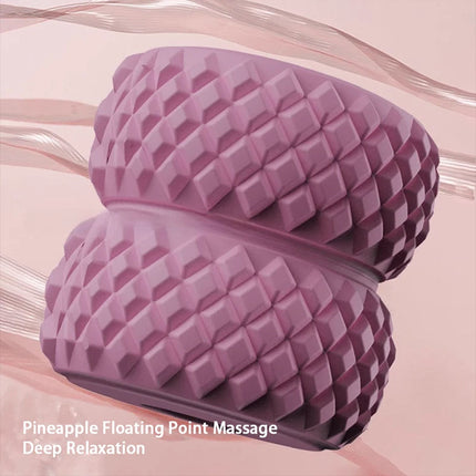 26 Wheel Annular Massage Tool Leg Deep Fascia Massager Anti-cellulite (Pink)