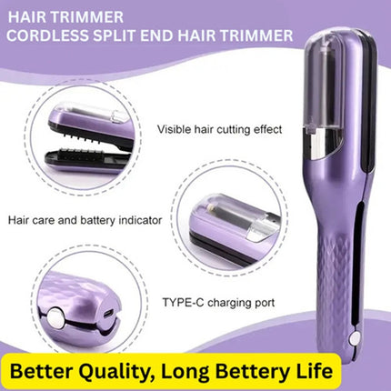 Cordless Professional Hair Ends Trimmer–Perfect for Dry & Damaged Hair Repair
