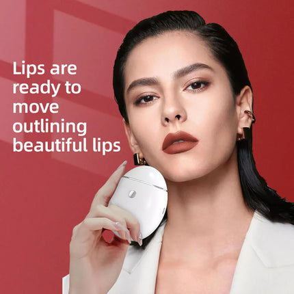 Electric Lip Plumping Enhancer Thicker Device Women Beauty Plumper Beauty Tool White