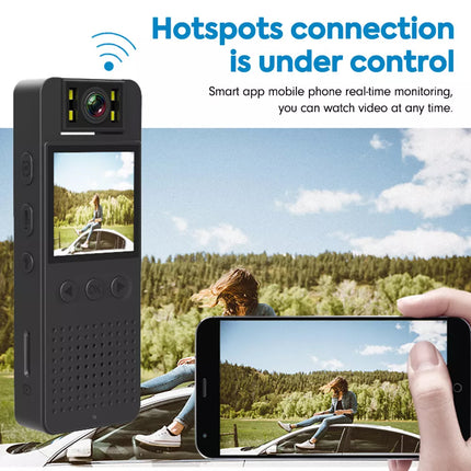 1080P Mini Body Camera WiFi Video Recorder Wearable Police Body cam Night Vision