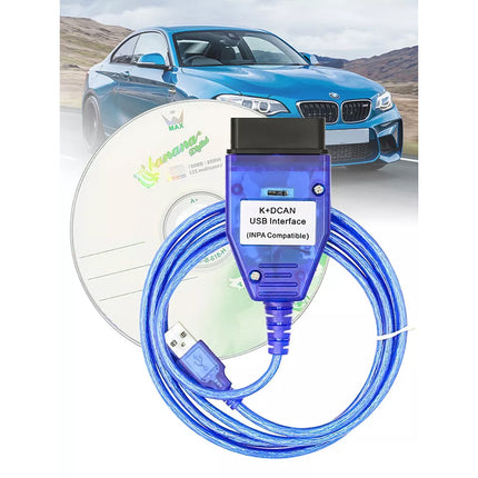 For BMW Inpa K+Dcan OBD2 Cable FTDI FT232RL Chip With Switch