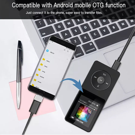 MP3 Player with Bluetooth 5.0 Portable Digital Lossless Music MP3 MP4 Player