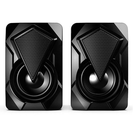 Surround Sound Speakers Wired for Desktop Computer Gaming Bass USB System LED