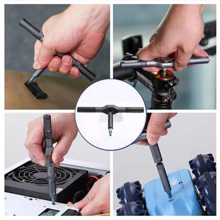24 In 1 Multi Bit Magnetic Screwdriver Set Upgrade Detachable T Ratchet Handle