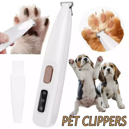 Dog Paw Trimmer Fully Waterproof Pet Hair Trimmer with LED Display Dog Clippers