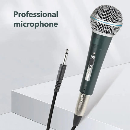 Wired 6.5mm Jack Professional Dynamic Microphone Vocal Handheld Split Microphone