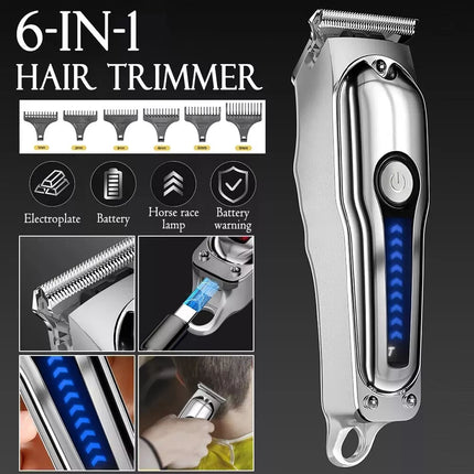 Electric Hair Trimmer Cordless Rechargeable Body Pubic Grooming Kit