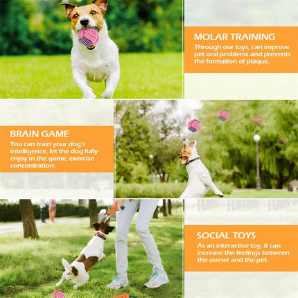 10Pc Dog Braided Rope Toys Pet Puppy Chew Bite Toy Gift Tough Cotton Clean Teeth