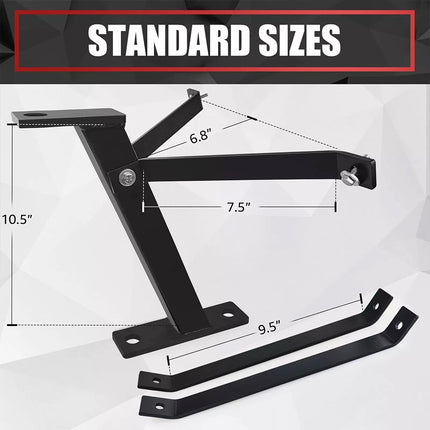 Heavy 3/4" Thick Lawn Pro Hi-Hitch Lawn Mower Trailer-Hitch For John Deere Cub