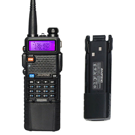 1 Set Walkie Talkie Band Handheld Earphones Two Way Radio 400-470MHz 3800MAH