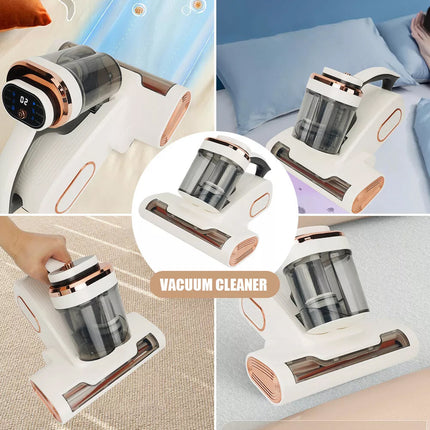 Cordless Mite Remover Upgraded Home Bed Handheld UV Deep Mattress Vacuum Cleaner