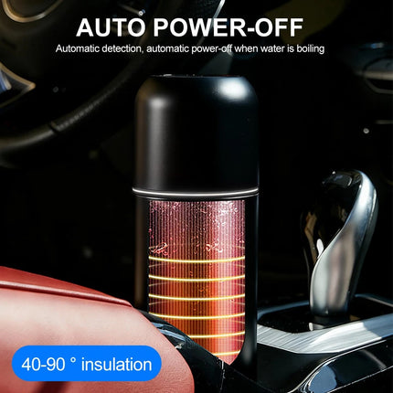 12V/24V Car Travel Water Heating Bottle Electric Travel Mug