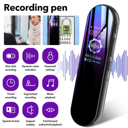 Portable Mini Digital Voice Recorder Audio MP3 Player Sound Recording Device AU