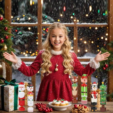 48Pack Christmas Bon Bon Set Xmas Holly Berries Luxury Premium Crackers Gift Toy