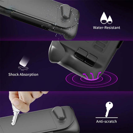 Protective Stand Case Cover Removable Back Shell For Steam Deck Game Accessories