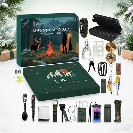 Survival Kit Outdoor Emergency Tools Christmas Gift Idea for Campers