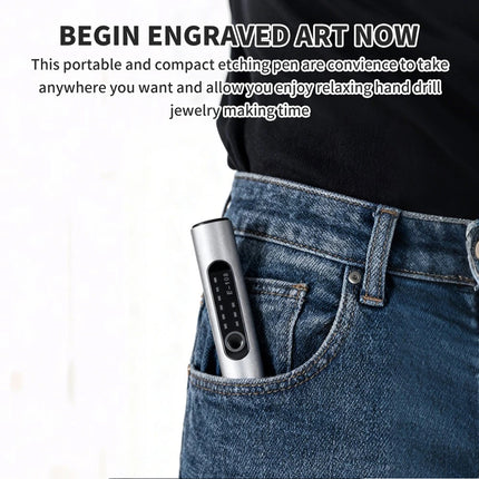 Cordless Electric Engraving Pen USB Rechargeable Micro Carving Tool with 37Pcs Accessories Set