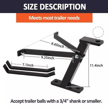 Heavy 3/4" Thick Lawn Pro Hi-Hitch Lawn Mower Trailer-Hitch For John Deere Cub