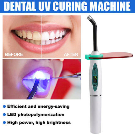 Rechargeable LED UV Dental Curing Light Cure Lamp Wireless Curing Machine Tool
