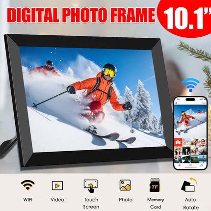 10.1" LED Digital Photo Picture Frame Movie MP4 Player Sensor Control HDMI Port