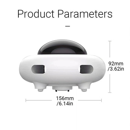 Interactive UFO Cat Toy Electric Teaser Pet Entertainment Fun Toy for Cats
