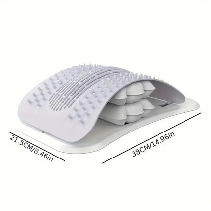 Back Support Stretcher Extender Posture Massager Chiro Lumbar Pain Relief