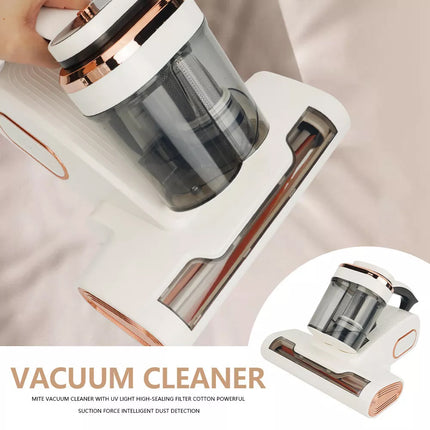 Cordless Mite Remover Upgraded Home Bed Handheld UV Deep Mattress Vacuum Cleaner