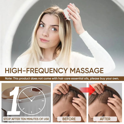 2 in 1 Electric Hair Oil Applicator Durable Scalp Massager for Hair Growth Tool