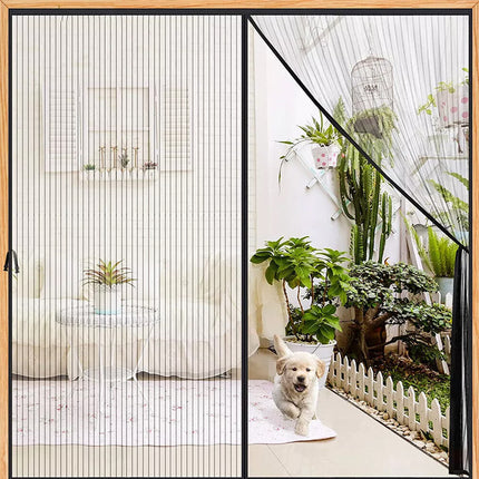 Oversize Magnetic Screen Door Heavy Duty Mosquito Bug Insect Net Screen Barrier