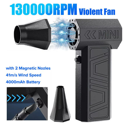 Electric Air Duster 130000RPM Compressed Brushless Air Blower Turbo Jet Fan