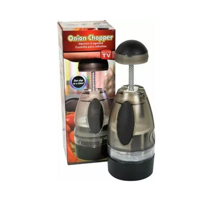 Onion Chopper Slap Vegetable Push Cutter Slicer Garlic Dicer Food Pressing Tool