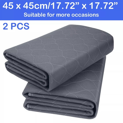 2x Reusable Washable Underpad Incontinence Bed Wetting Pads Sheet Protector 45 x 45cm
