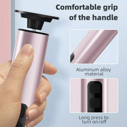 Electric Callus Remover Powerful Electric Foot File Grinder Sander Machine Speed Rose gold