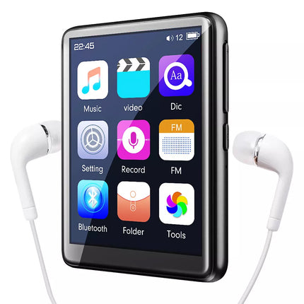 Bluetooth MP4/MP3 Touch Scree HiFi Music Player FM Radio Support 128GB