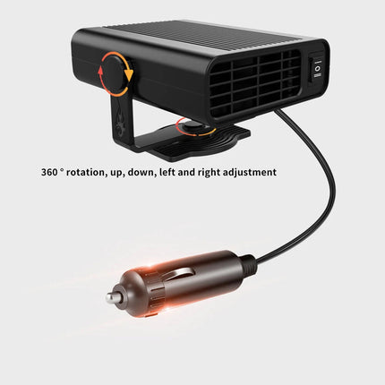 Portable Electric Car Heater 12V Heating Fan Defogger Defroster Demister
