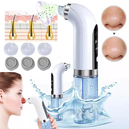 Electric Blackhead Remover Vacuum Pore Face Facial Suction Acne Cleaner Kit