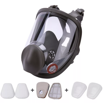 7 IN 1 Gas Mask 6800 Full Face Respirator Paint Spray Chemical Safety Facepiece